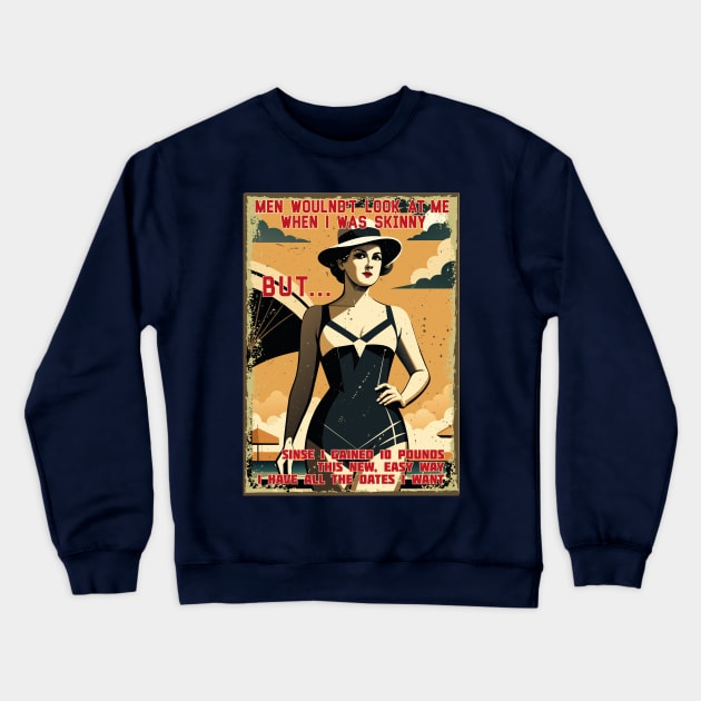 Body positive Crewneck Sweatshirt by CatCoconut-Art